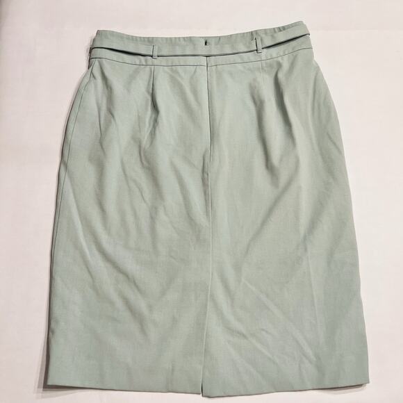 Ann Taylor Women's Pencil Skirt Stretch Light Aqua Size 12 - Picture 2 of 4